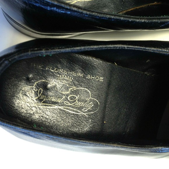 Vintage Florsheim Imperial Men\'s Black Dress Shoes 8.5 D Tassel Loafers 766502 main image 5